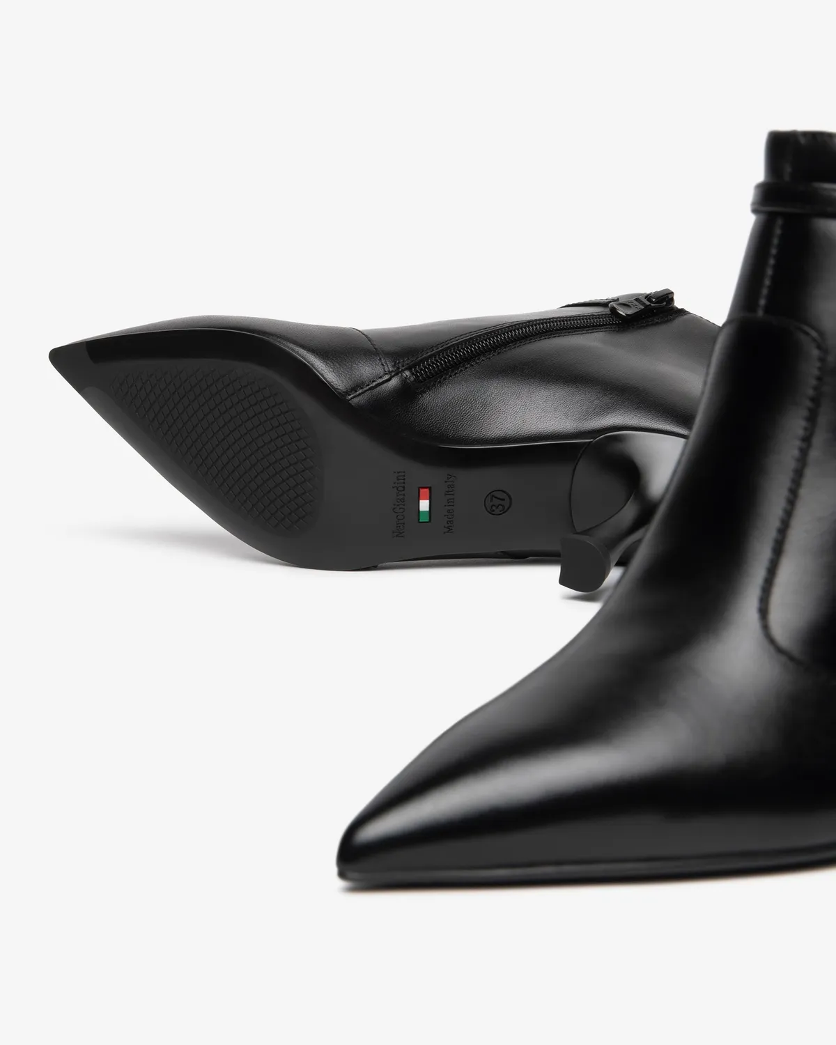 Botine piele dama NeroGiardini toc 75mm