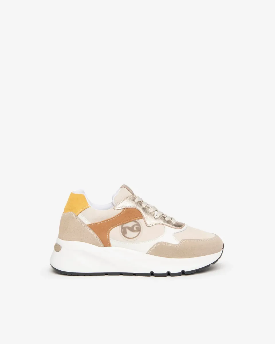 NeroGiardini sneakers dama piele si piele intoarsa