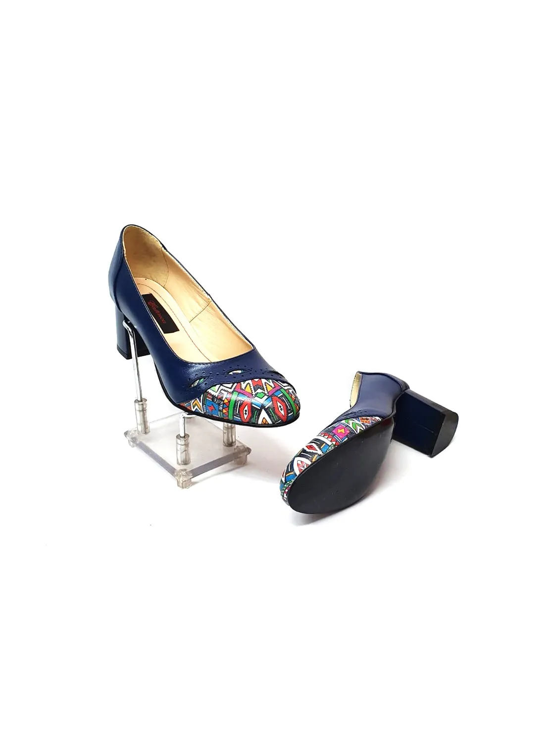 Catinca Shoes Bleumarin 03 BT pantofi dama piele traditional