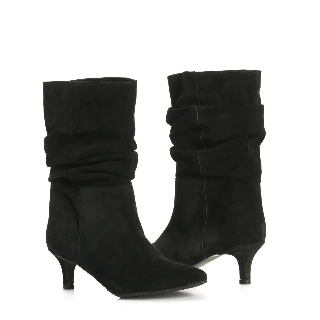 Ana Urbana Shoes Amelia cizme negre toc jos