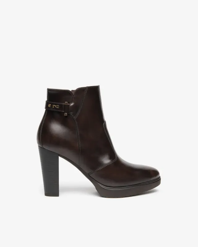 NeroGiardini botine dama piele toc 95 mm