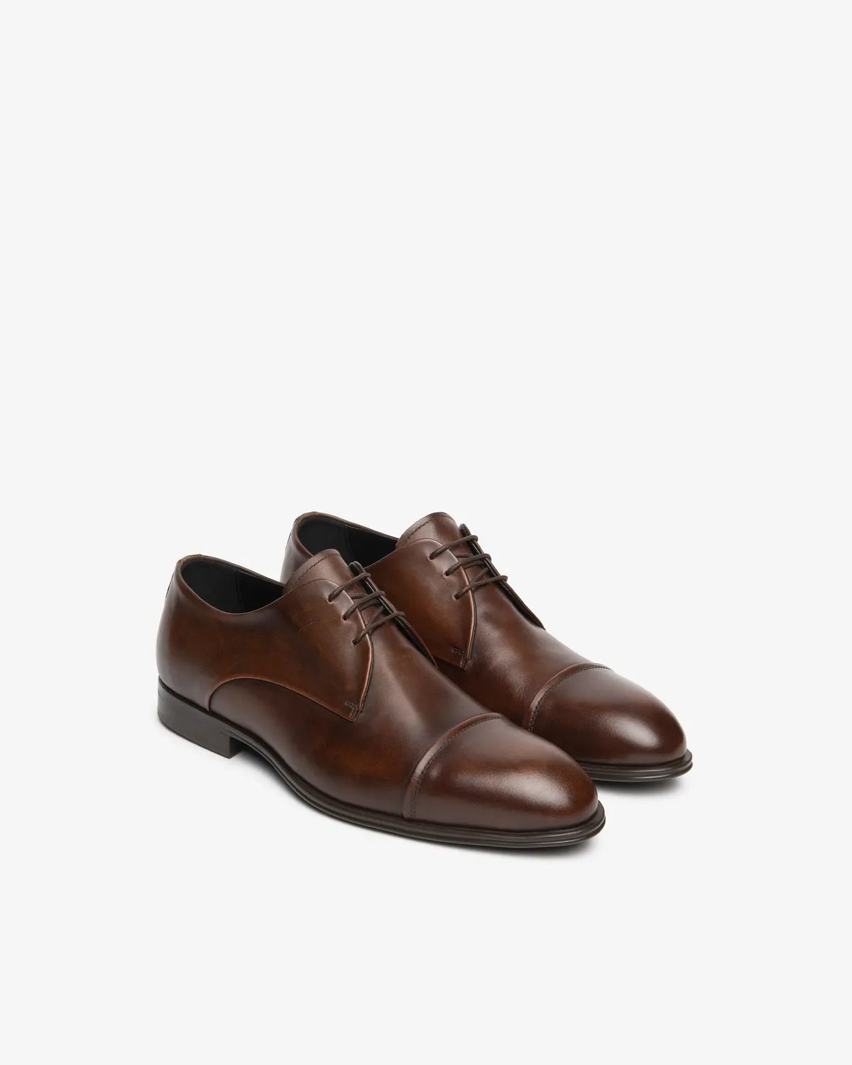 NeroGiardini pantofi derby piele barbati cap toe