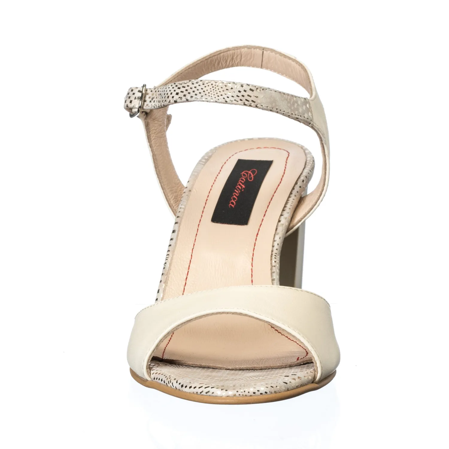Catinca Shoes S15 BMA sandale dama piele bej mozaic