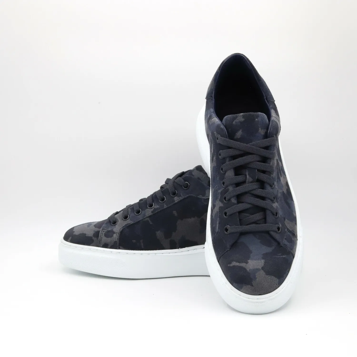 Lucas Shoes Sneaker 510 Army Blue Velur sneakers piele