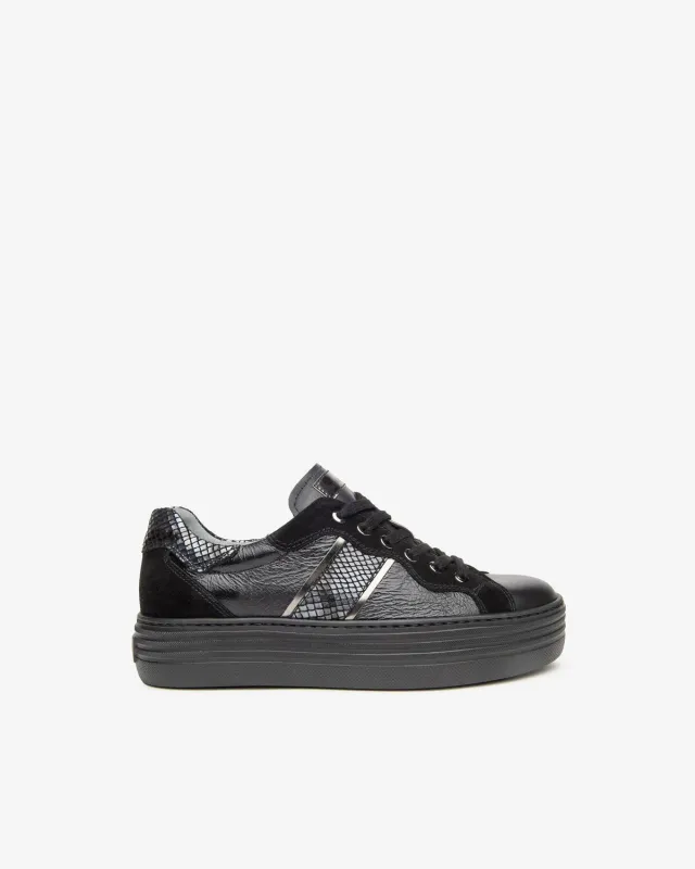 NeroGiardini sneakers dama piele animal print 4cm