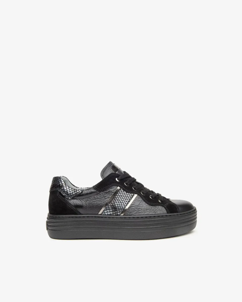 NeroGiardini sneakers dama piele animal print 4cm
