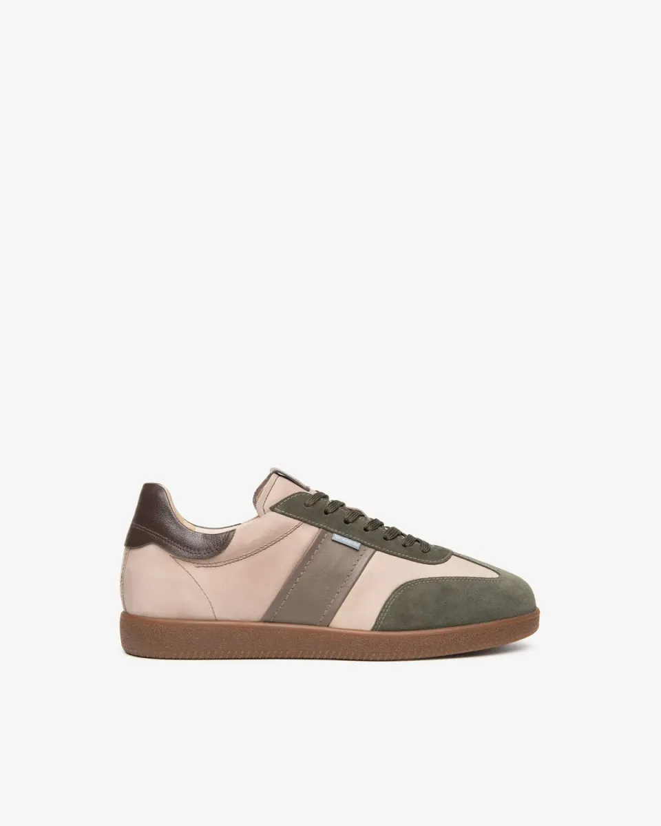 NeroGiardini sneakers piele barbati cu siret eleganti