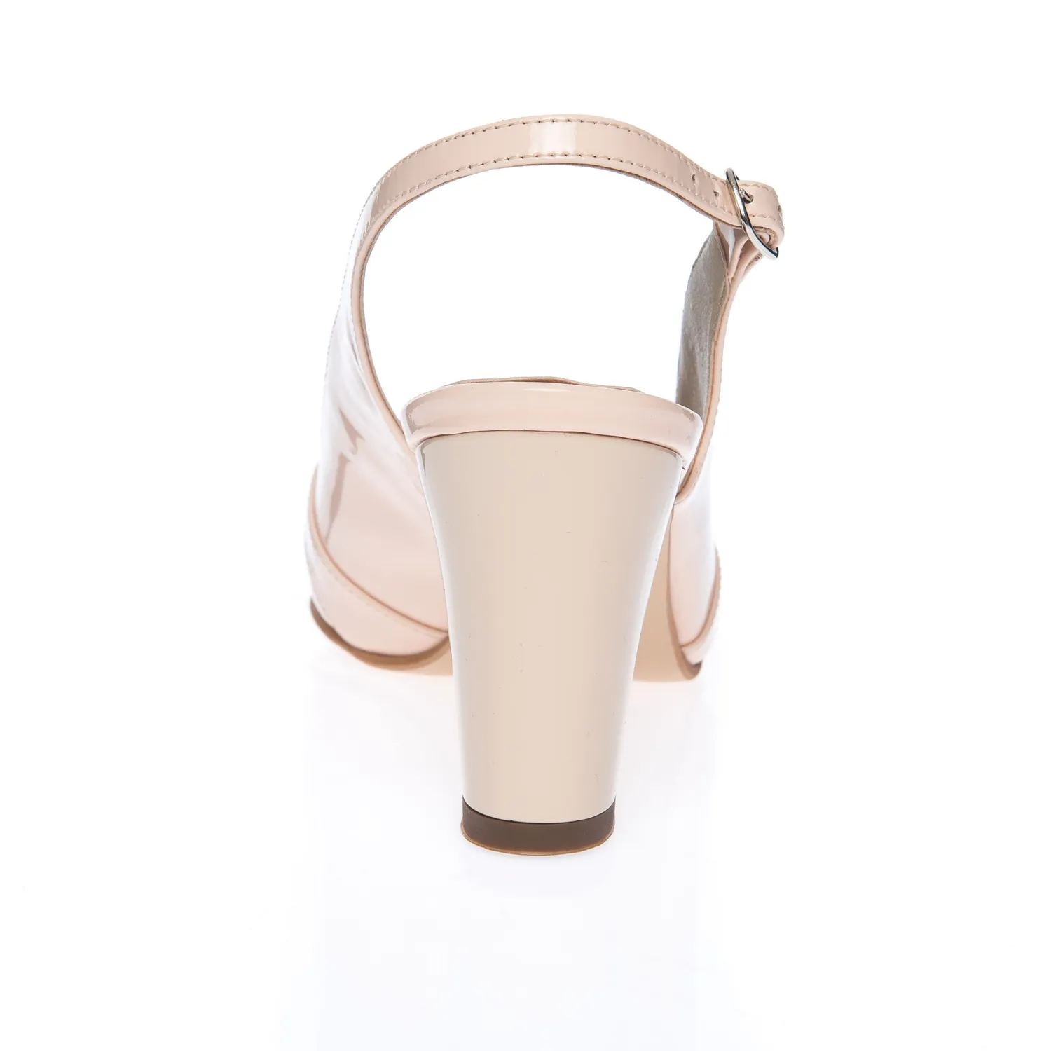 Catinca Shoes 024 LN sandale dama nude lac piele