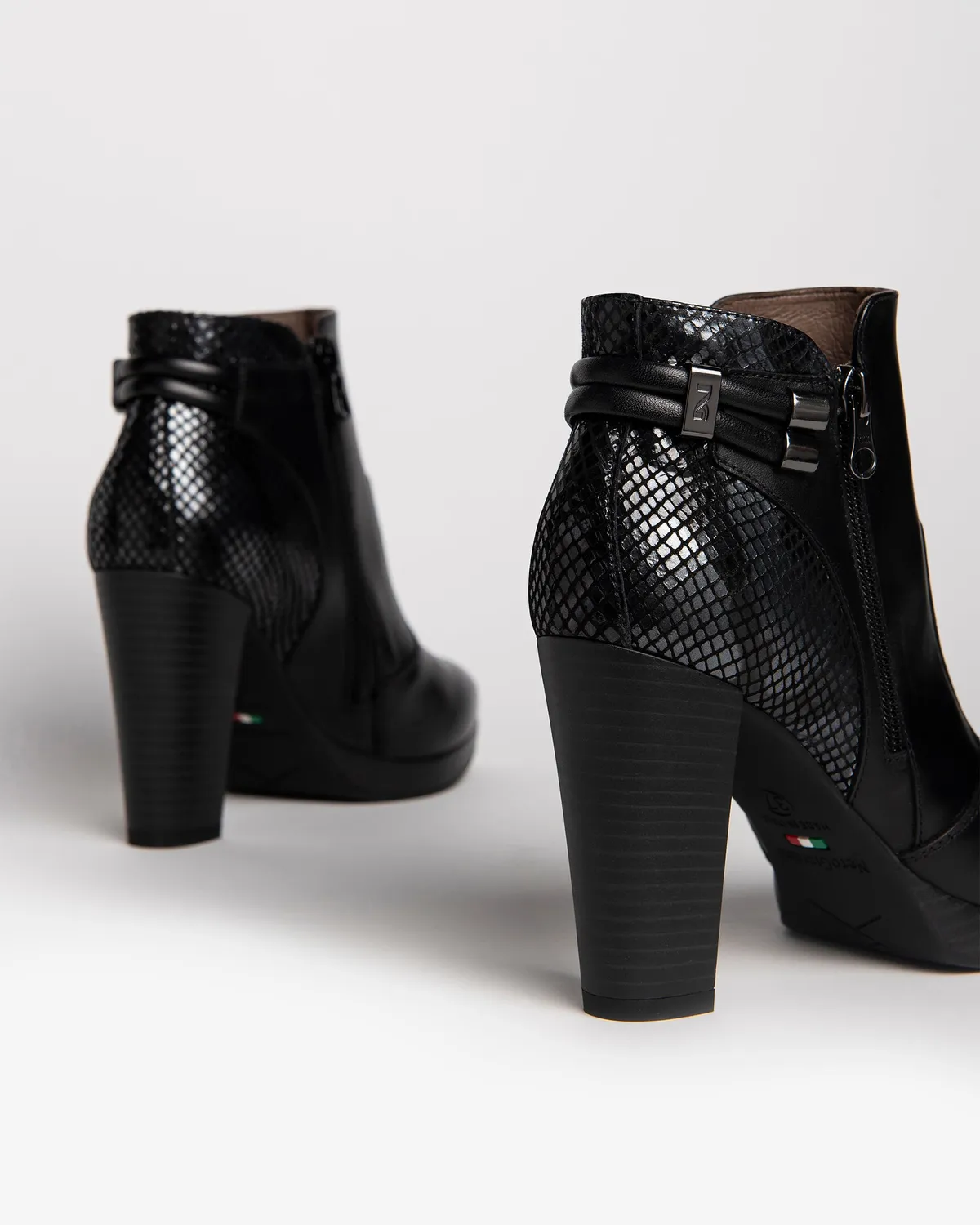 Botine piele dama NeroGiardini toamna clasice