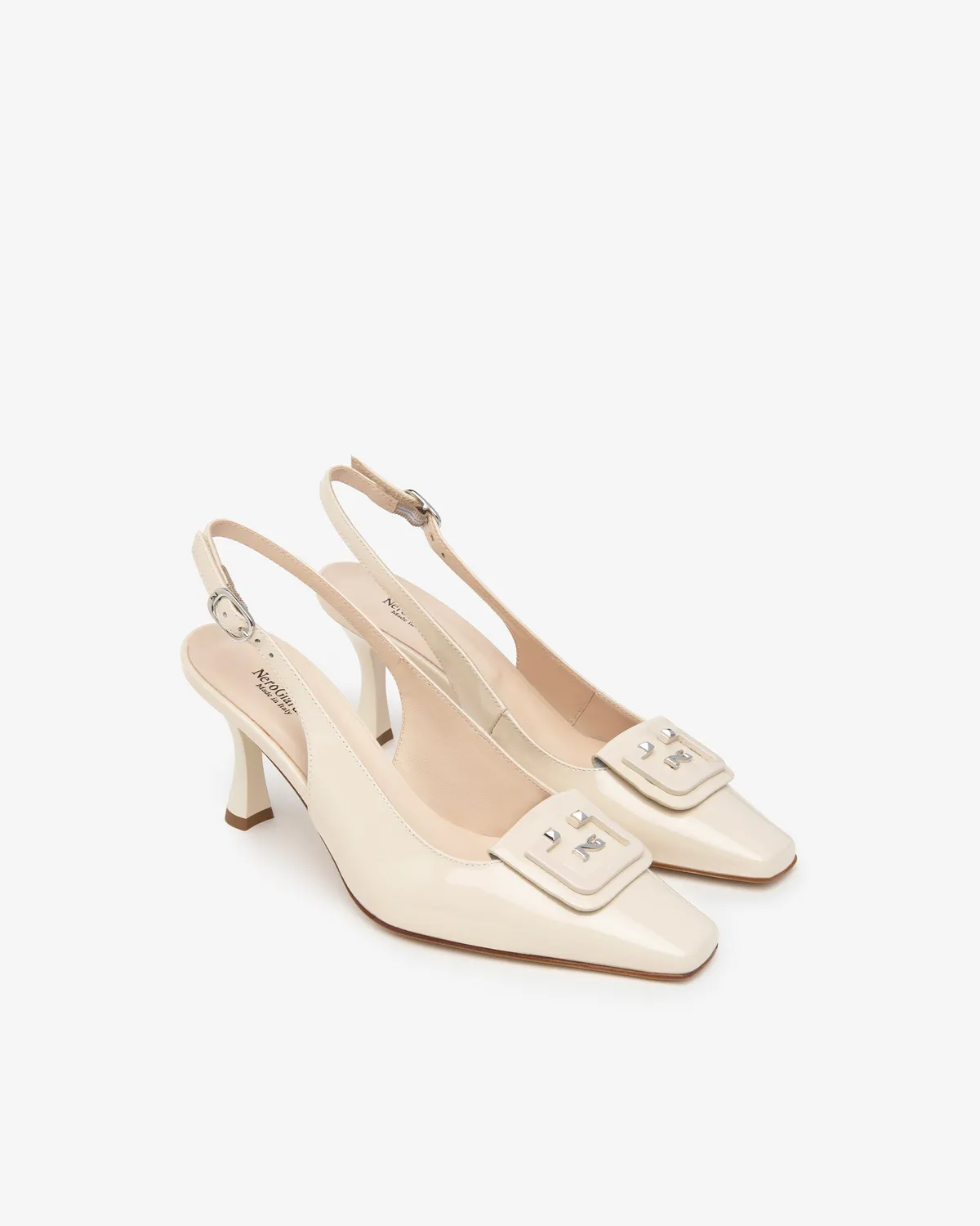NeroGiardini Pantofi Slingback Piele Lacuita Dama