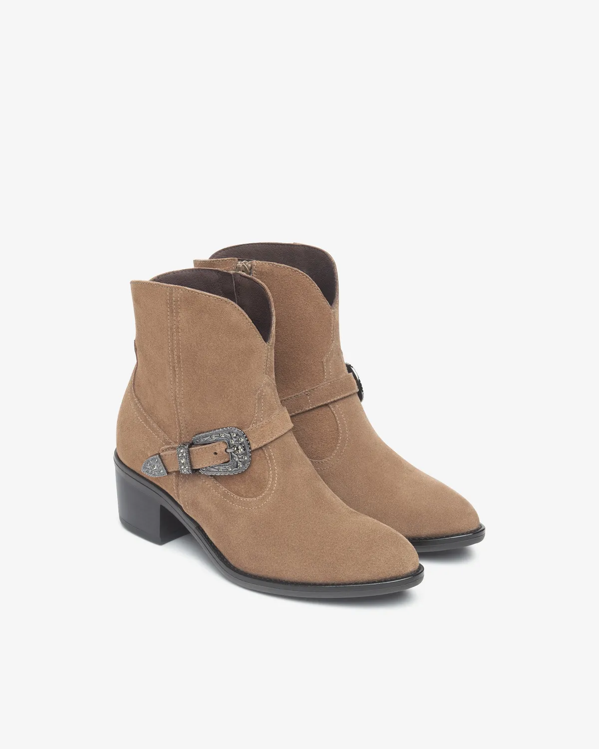 NeroGiardini Botine Piele Intoarsa de Toamna Marimi 35-41