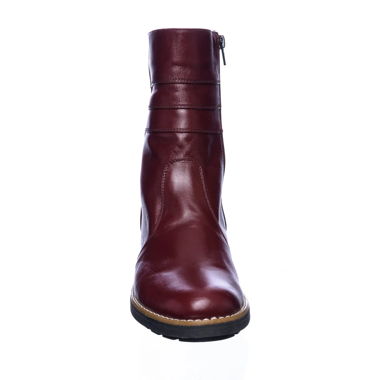 Catinca Shoes M10 BOB ghete dama piele naturala bordo
