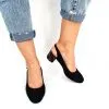Catinca Shoes A77 NAPC sandale damă negru antilopă