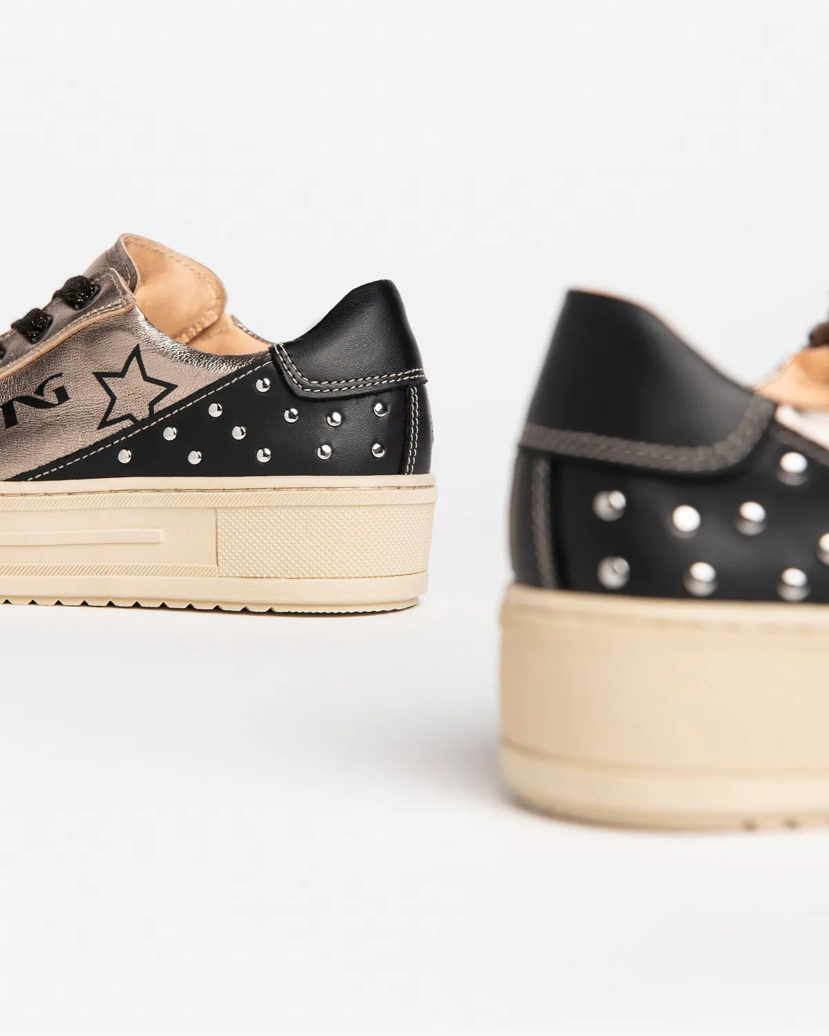 NeroGiardini Teens sneakers fete piele usoare