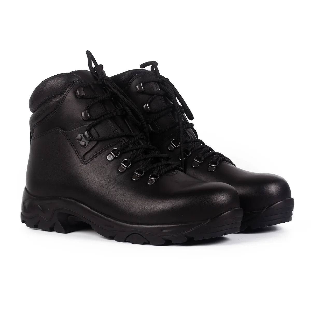 Lucas Shoes 384 bocanci barbati negri piele naturala