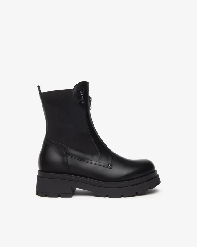 NeroGiardini Ghete chelsea damă piele și textil 35-41