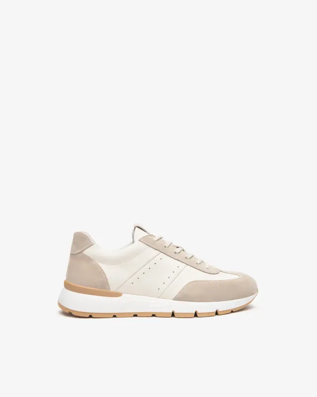 Sneakers bărbați NeroGiardini piele și piele întoarsă