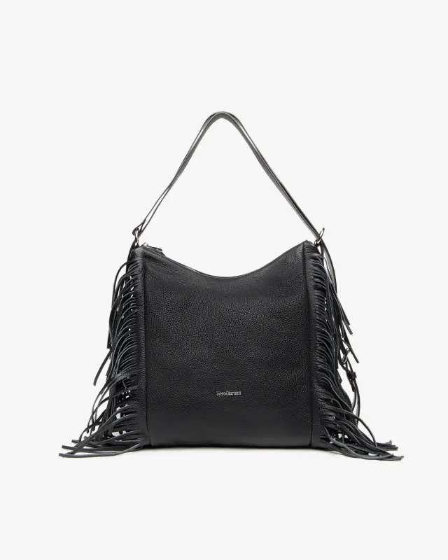 NeroGiardini Geanta hobo dama piele naturala