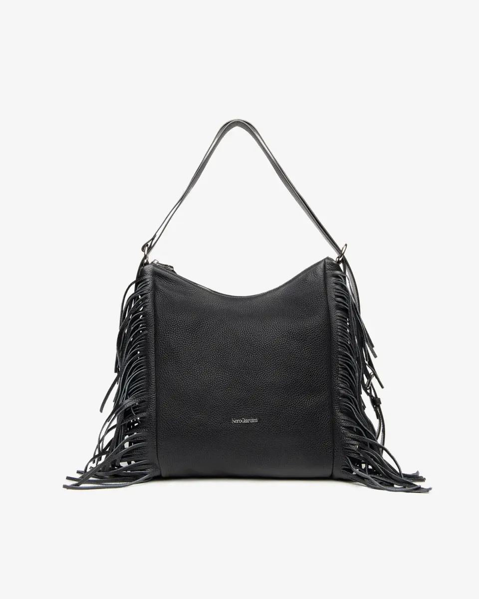NeroGiardini Geanta hobo dama piele naturala