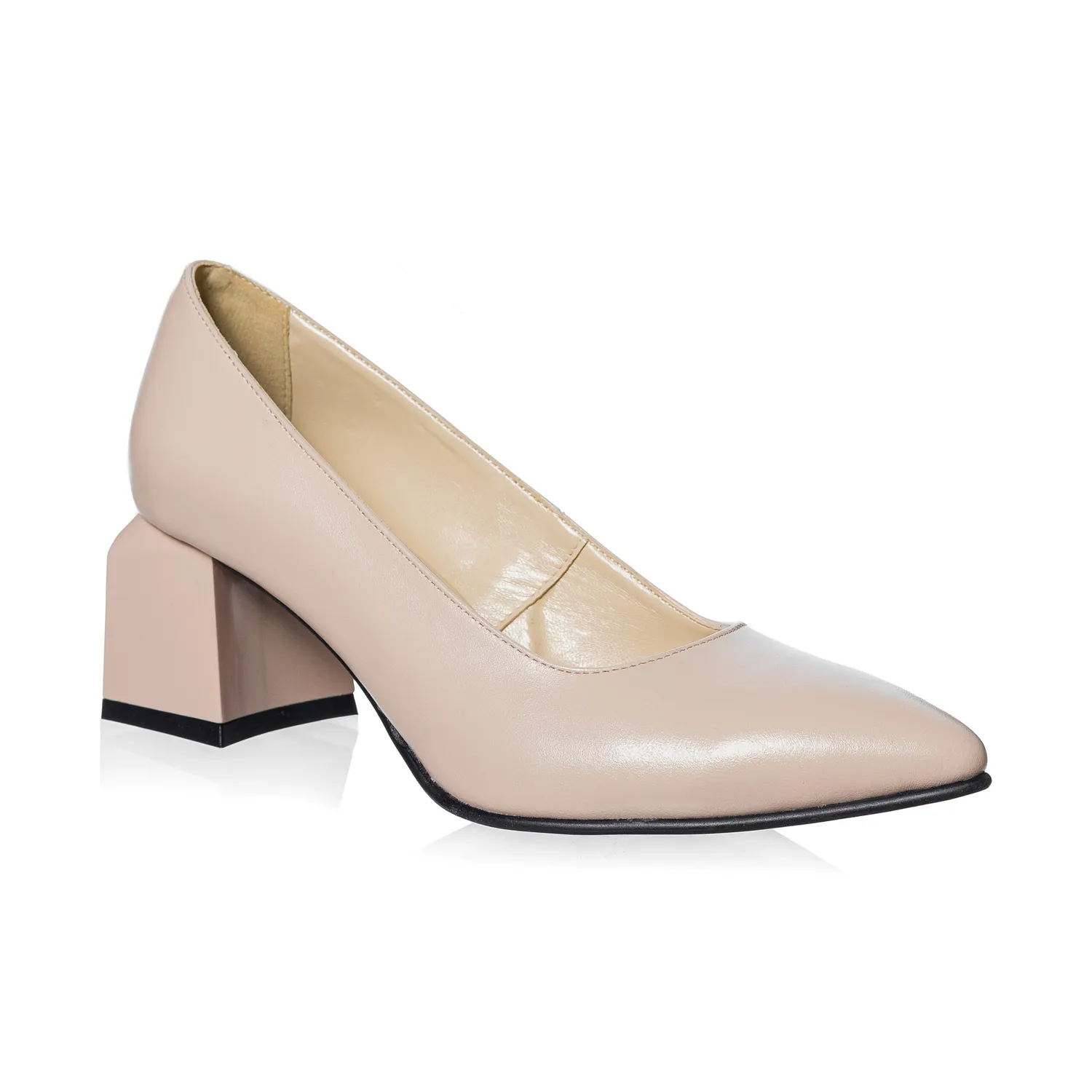 Catinca Shoes A36 N pantofi damă piele nude box