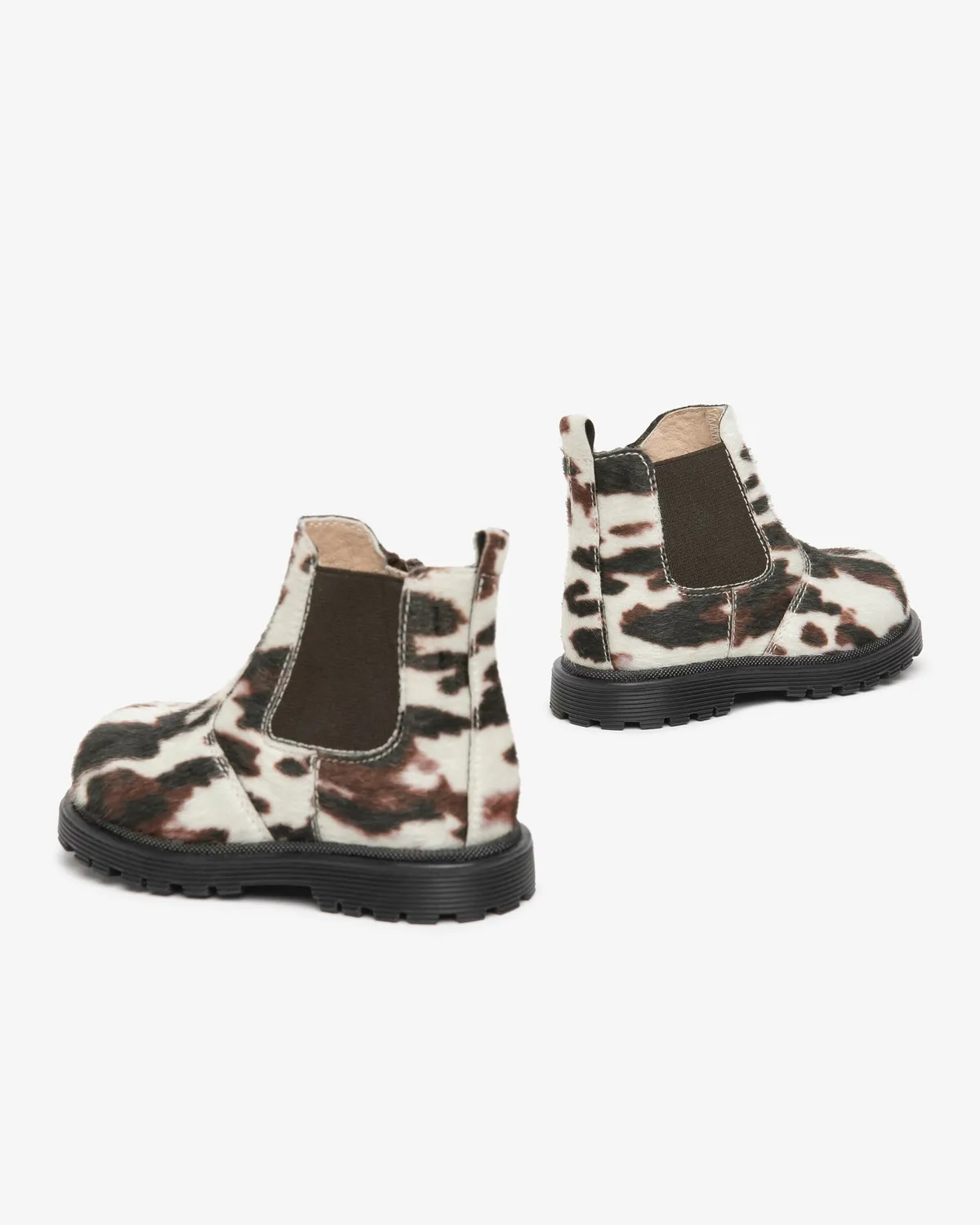 NeroGiardini Ghete Chelsea Fete Animal Print Toamnă-Iarnă