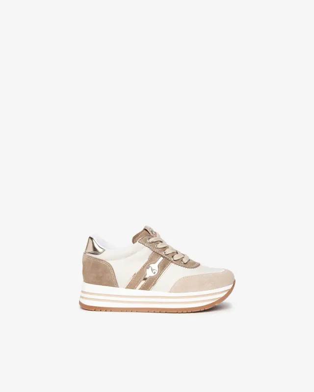 NeroGiardini Teens sneakers piele fete talpa usoara DryGo