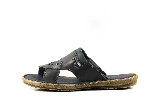 Lucas Shoes 300 sandale gri piele