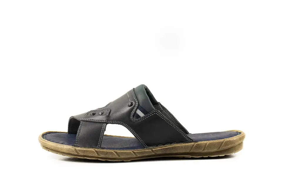 Lucas Shoes 300 sandale gri piele