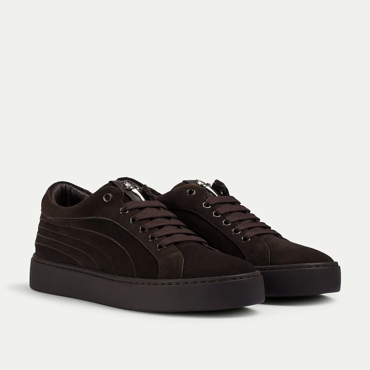 Cesare Paciotti Linea Derby pantofi maro inchis