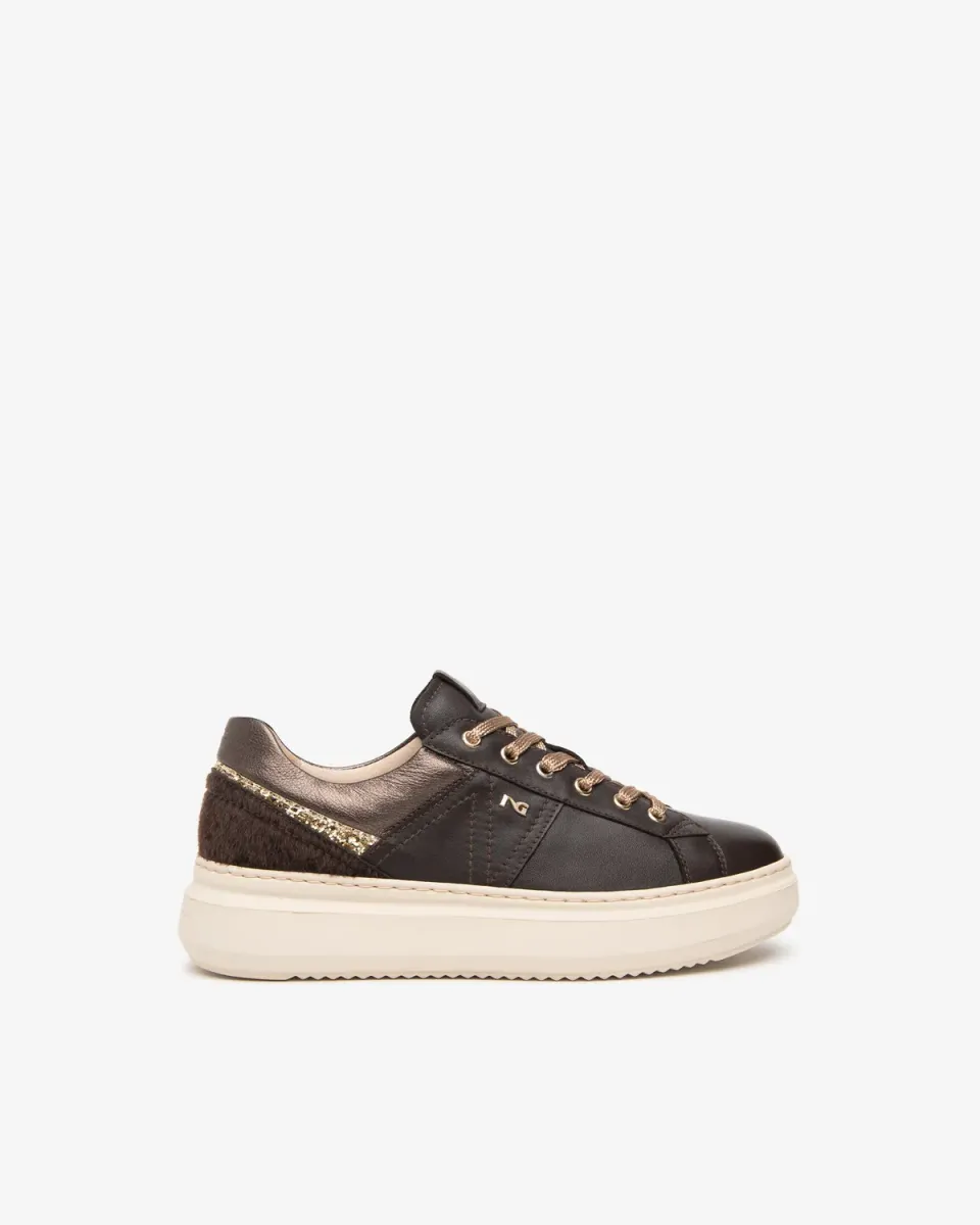 NeroGiardini sneakers piele damă platformă 40 mm