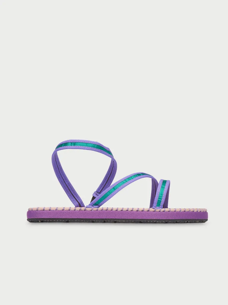 Flagelus Daisy sandale verzi flatform 2cm textil