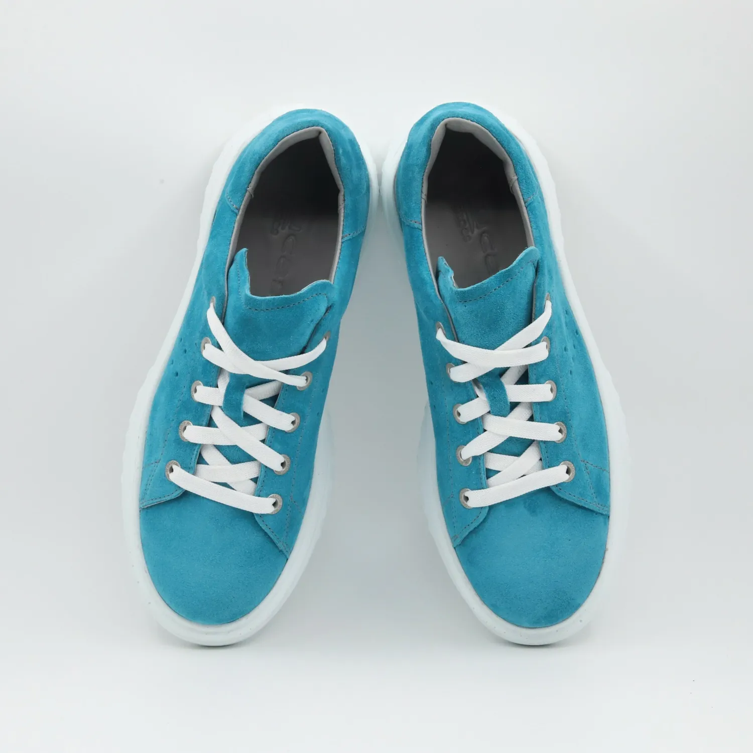 Lucas Shoes Sneaker 5101 RV Blue Velur sneakers piele