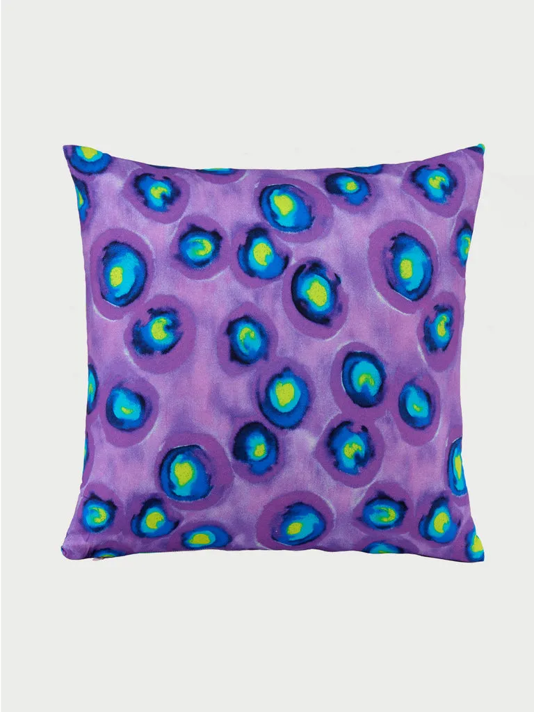 Flagelus Coco Purple Cushion husa perna mov imprimata