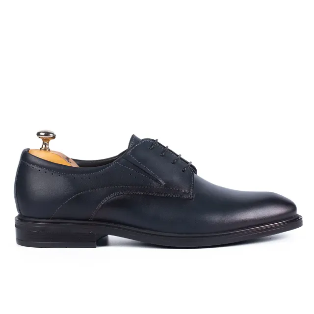 Lucas Shoes Elegant 346s 1666 pantofi barbati albastru piele