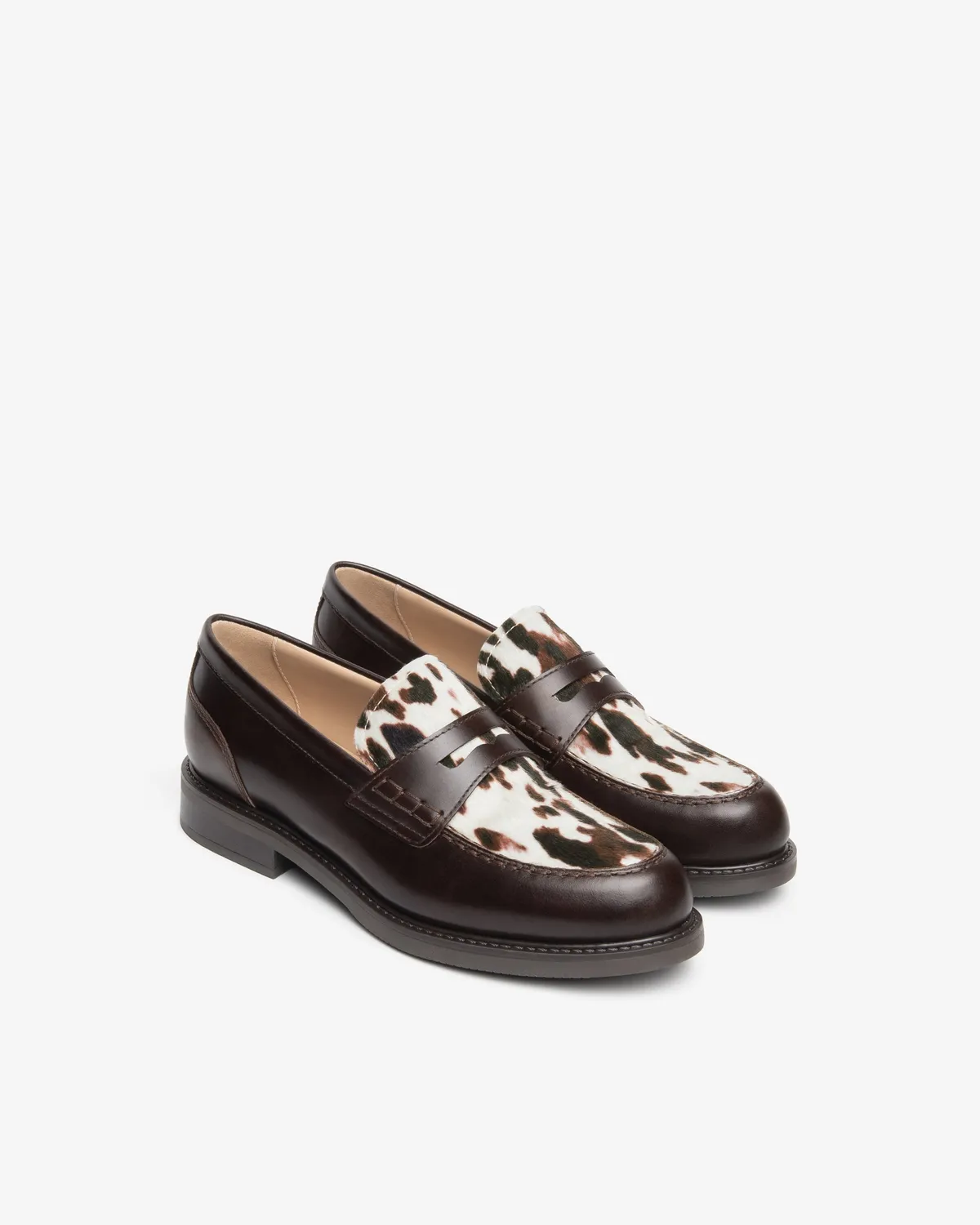 NeroGiardini mocasini dama piele animal print