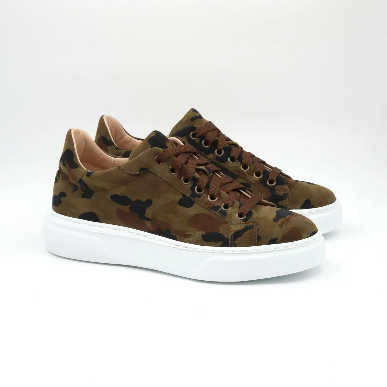 Lucas Shoes 510 Army Green sneakers barbati velur