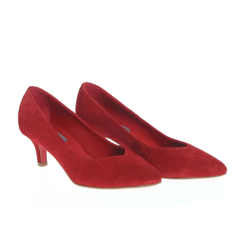 Ana Urbana Shoes Miami pantofi piele roșii