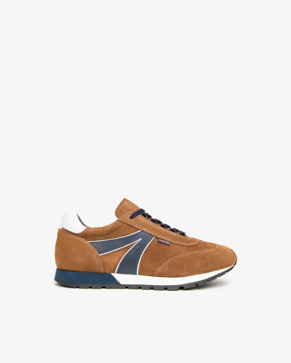 NeroGiardini sneakers barbati piele intoarsa talpa 25 mm