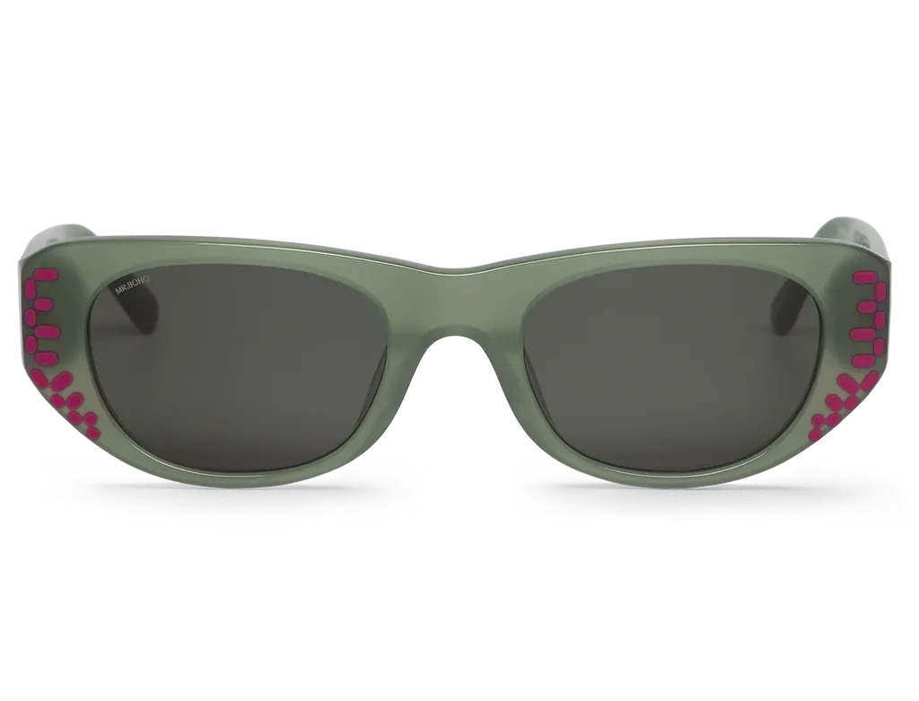 Flagelus Guyam Crusoe Green ochelari de soare