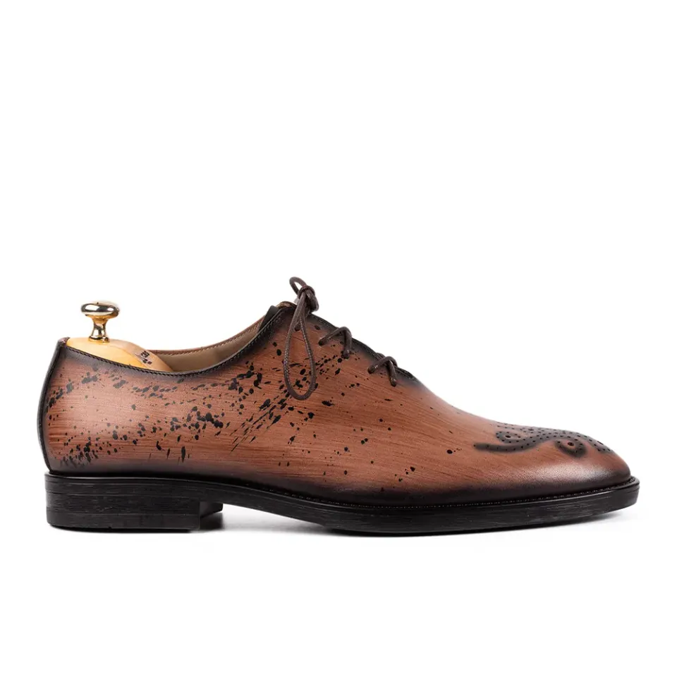 Lucas Shoes 900 pantofi eleganti barbati coniac piele