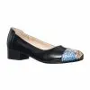 Catinca Shoes T7 NVSG pantofi piele negru varf sarpe