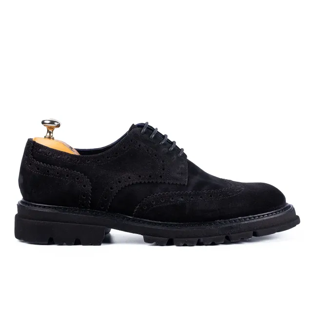 Lucas Shoes Elegant 550 pantofi barbati negru velur