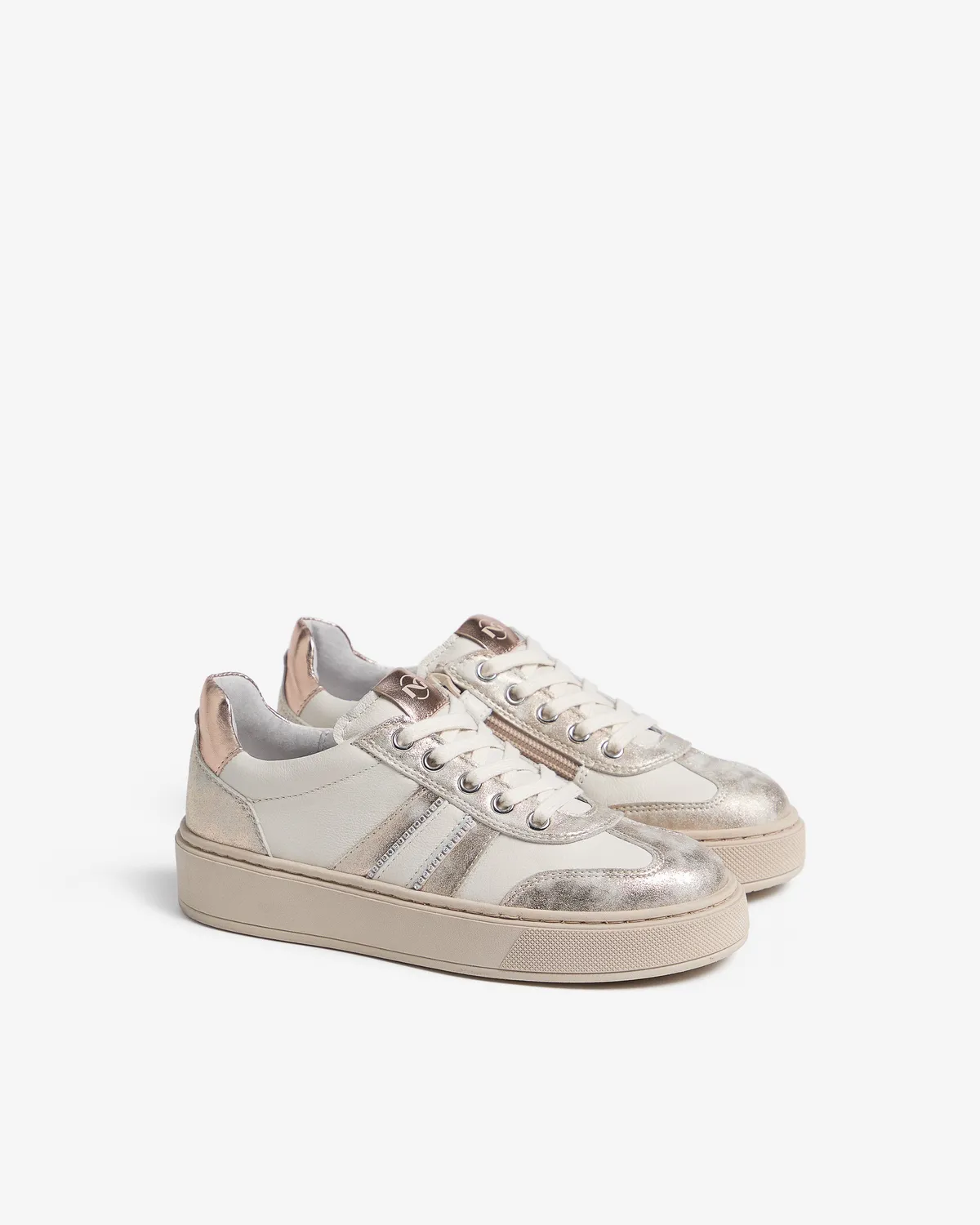 NeroGiardini sneakers fete piele + textil primavara-vara