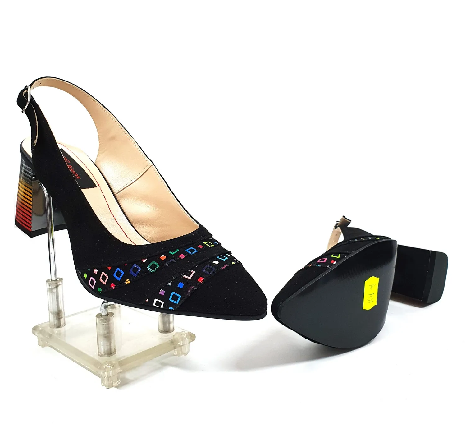Catinca Shoes A101 NAPC sandale dama piele patratele