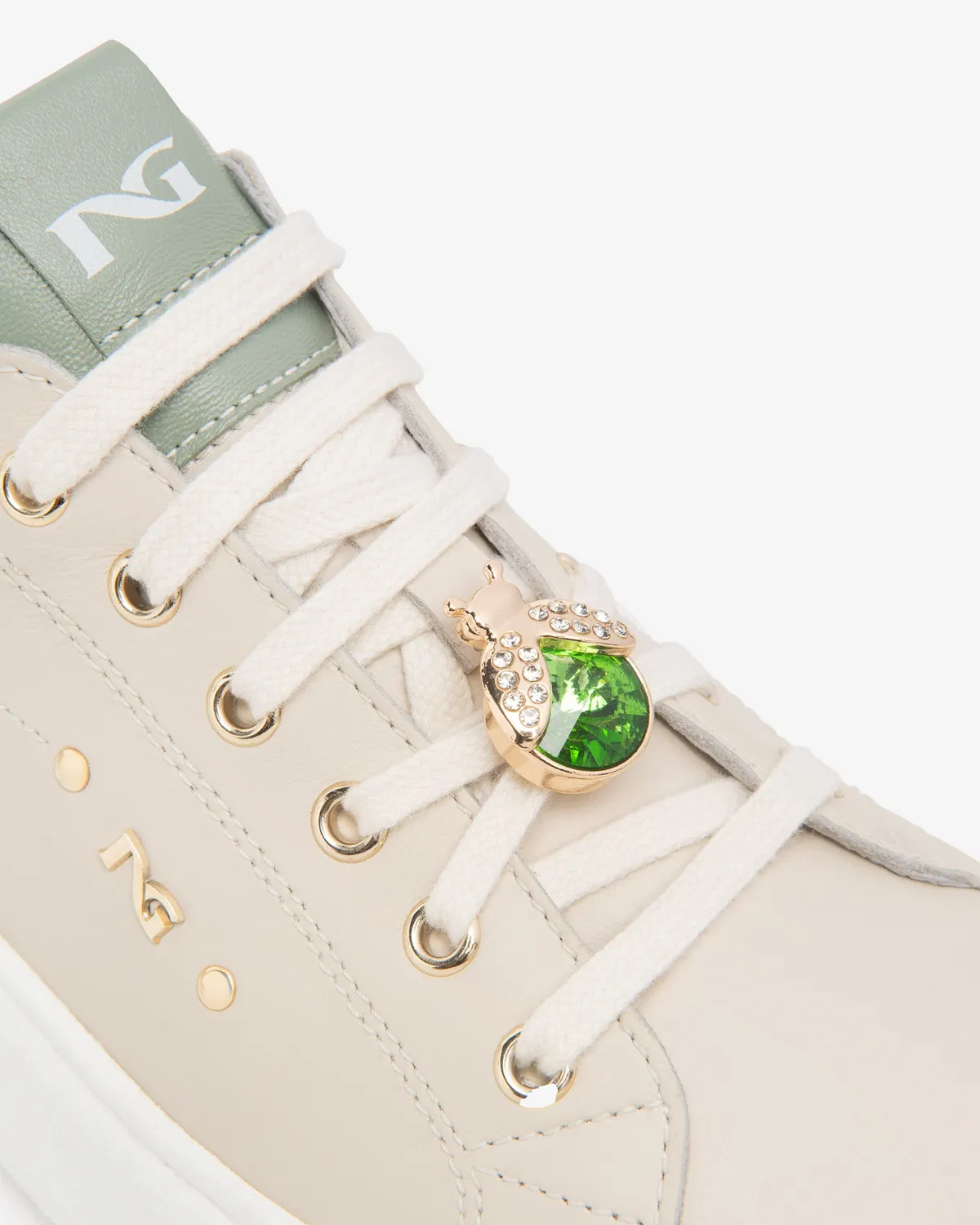 NeroGiardini sneakers dama piele camosc branț memory