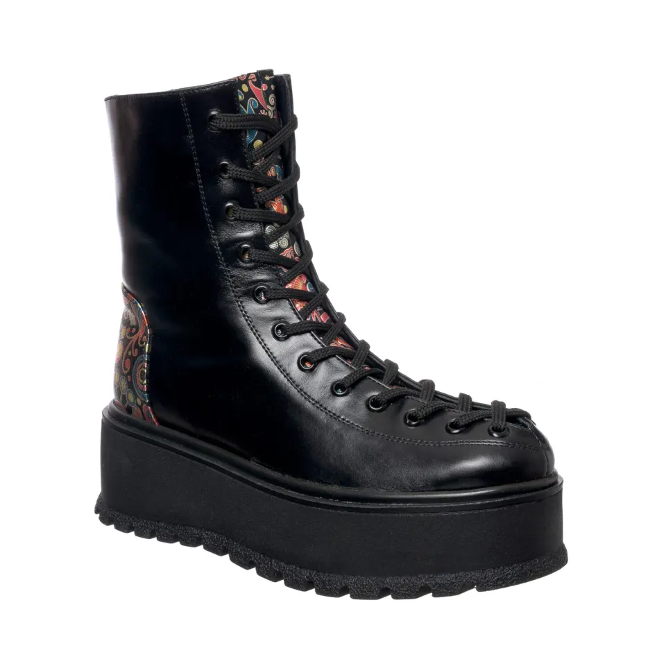 Catinca Shoes BC33 NBP bocanci piele naturala negru box