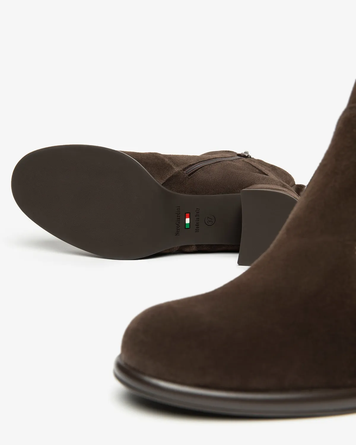 NeroGiardini botine dama piele intoarsa toamna