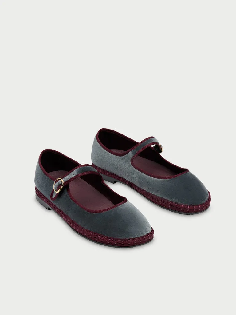 Flagelus Cinderella Georgina pantofi Mary Jane gri