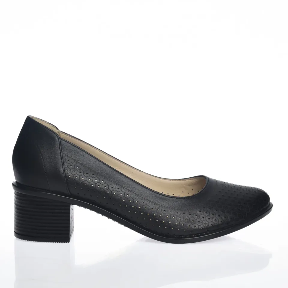 Catinca Shoes T2 NB pantofi dama piele negru box
