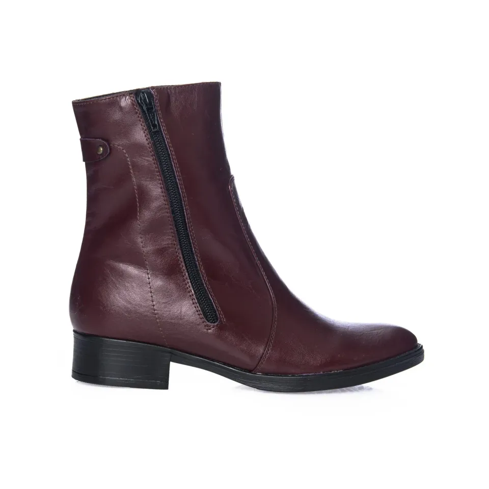 Catinca Shoes GX19 BB ghete dama piele bordo box